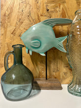 Afbeelding in Gallery-weergave laden, Vaasje karaf blauw glas