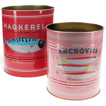 Afbeelding in Gallery-weergave laden, Opbergblikken Vissen - set van 2 - XL - Rex Londen