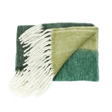 Afbeelding in Gallery-weergave laden, Plaid wol -  Zeegroen - Imbarro