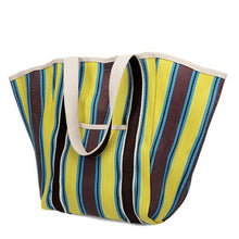 Afbeelding in Gallery-weergave laden, Strandtas gele strepen - Rex London