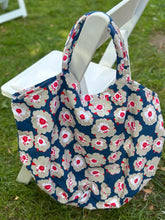 Afbeelding in Gallery-weergave laden, Shopper/Strandtas Lilly blauw - grijs - Overbeck and Friends