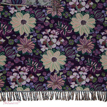 Afbeelding in Gallery-weergave laden, Plaid violet paarse bloemen - Imbarro