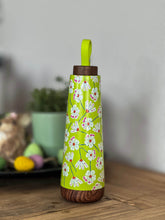 Afbeelding in Gallery-weergave laden, Thermosfles 500 ml - BioLoco RVS - Bloemenprint Groen