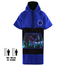 Afbeelding in Gallery-weergave laden, Surfponcho Jellygang  - dikke velours - L - Wave Hawaii