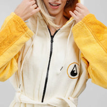 Afbeelding in Gallery-weergave laden, Surfponcho met rits Sannt  - dikke velours - M - Wave Hawaii