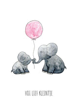 Afbeelding in Gallery-weergave laden, Wenskaart Lief Kleintje - Juulz Illustrations - A6 met envelop