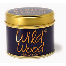 Afbeelding in Gallery-weergave laden, Kaars in blikje - Wild Wood - Lily Flame