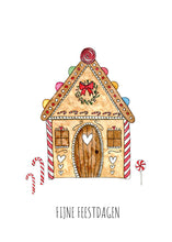 Afbeelding in Gallery-weergave laden, Kerstkaart Peperkoek - Juulz Illustrations - A6 met envelop