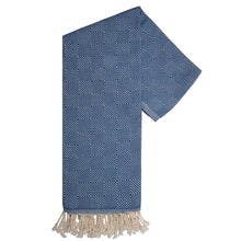Afbeelding in Gallery-weergave laden, Hamamdoek / plaid - Oxious - Blauw