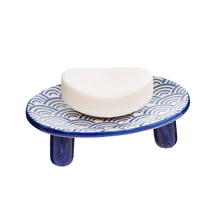 Afbeelding in Gallery-weergave laden, Badkamerset blauwe golf - 3 delig - Sass & Belle