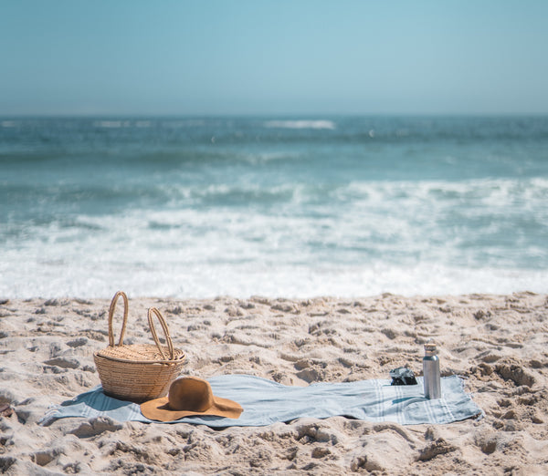 Picknicken op het strand