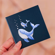 Tegeltje met walvissen - Juulz Illustraties