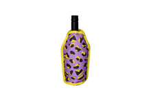 Afbeelding in Gallery-weergave laden, Koelsleeve voor wijnfles - panter lila - Gift Company
