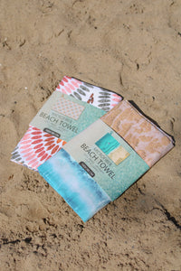 Microfibre handdoek - strandprint