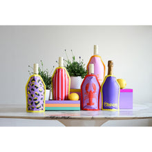 Afbeelding in Gallery-weergave laden, Koelsleeve voor wijnfles - cheers paars  - Gift Company
