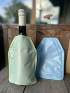 Koelsleeve voor wijnfles - mintgroen