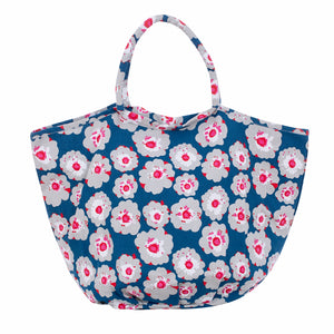 Shopper/Strandtas Lilly blauw - grijs - Overbeck and Friends