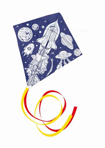 Vlieger doe het zelf - kleurpakket - Universe - Gunther