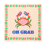 Decoratietegeltje - Oh Crab
