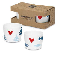 Eierdopjes - set van 2 - SeaSide - PPD