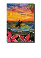 Wenskaart - Sunsetsurf - Waterkunst