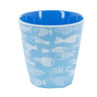 Melamine beker Crazy Fish 2 - Overbeck and Friends