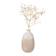 Vaasje 12 cm -  dipl glaze - zandkleur glazuur - Sass & Belle