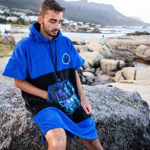 Surfponcho Jellygang  - dikke velours - L - Wave Hawaii