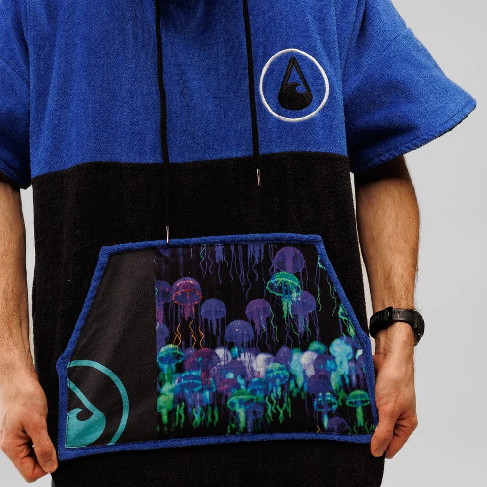 Surfponcho Jellygang  - dikke velours - L - Wave Hawaii