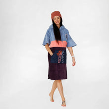 Afbeelding in Gallery-weergave laden, Surfponcho Kiholo  - dikke velours - M - Wave Hawaii
