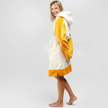 Afbeelding in Gallery-weergave laden, Surfponcho met rits Sannt  - dikke velours - M - Wave Hawaii
