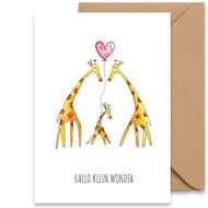 Wenskaart Klein wonder - Juulz Illustrations - A6 met envelop
