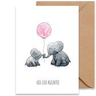 Wenskaart Lief Kleintje - Juulz Illustrations - A6 met envelop