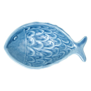 Schaaltje small blauwe vis met relief large - Batela