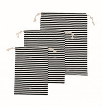 Afbeelding in Gallery-weergave laden, Vershoudzakken set van 3 - zwart-wit
