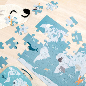 Puzzel in koffer - Endangered Animals - Sass & Belle