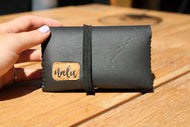 Tabacco etui/portemonnee van gerecyclde wetsuit - NALU