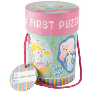 Puzzelset 4-1 My First Puzzle - Zeemeermin - Floss & Rock