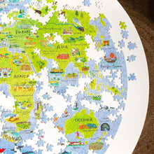 Afbeelding in Gallery-weergave laden, Puzzel wereldkaart rond - 1000 stukjes
