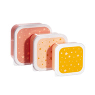 Lunchtrommels - set van 3 - sterren